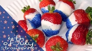 Sweet Treat! 4th of July Themed Strawberries