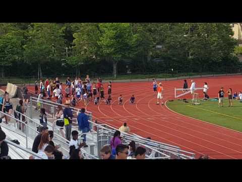 7th grade Middle school boys 100 m