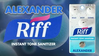 Video thumbnail for MAS Distro: Alexander Pedals - RIFF Instant Tone Sanitizer, Preamp/Boost by MAS Distro