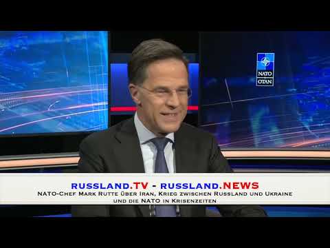 NATO Chef Mark Rutte über Iran, Krieg zwischen Russland und Ukraine und die NATO in Krisenzeiten
