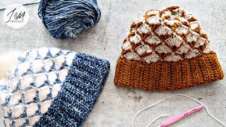 How to Make a Crochet Hat, Shells of One-Color Beanie, Beautiful Shells, Ladies Size Tutorial