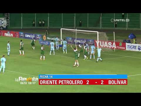 Closing, date 14: Oriente Petrolero 2-2 Bolívar