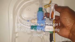 Install a dual water inlet valve Whirlpool Refrigerator