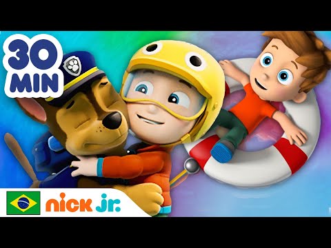Capa de Patrulha Canina | 30 minutos dos melhores resgates do Alex e da Minipatrulha | Nick Jr. em Português