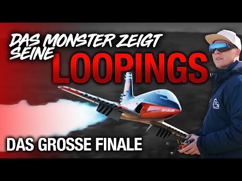 Traumjet Finale (Teil 3): Maiden Flight! 35 kg Turbine, Smoke & erste Landung