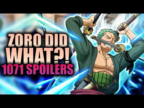 ZORO DID WHAT! / One Piece Chapter 1071 Spoilers