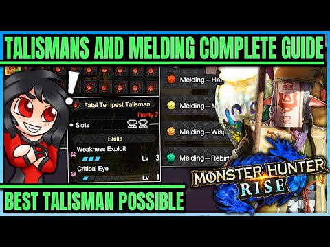 Full Rise Talisman Guide - Best Melding Strategy - All Skills Possible - Monster Hunter Rise!