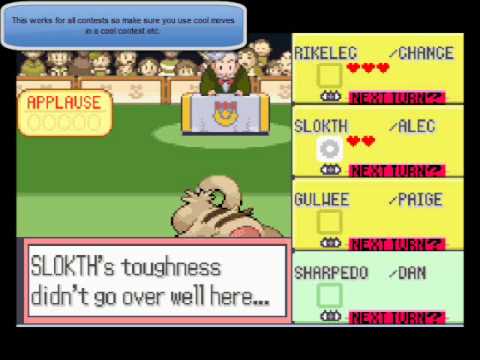 Contest Tutorial for Pokemon Sapphire, Ruby and Emerald!