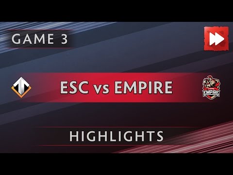 Escape Gaming vs Team Empire [Game 3] World Cyber Arena 2016 S2 - Dota Highlights