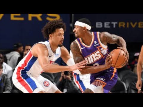 Phoenix Suns vs Detroit Pistons Full Game Highlights | Oct 8 | 2023-24 NBA Preseason
