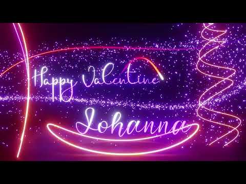Johanna  #Valentine #special #video #Johanna #wishes Happy Valentine song - Happy Valentine to you