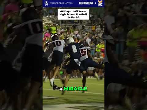 Posting 1 play every day until Texas High School Football is back! 46 Days left!
