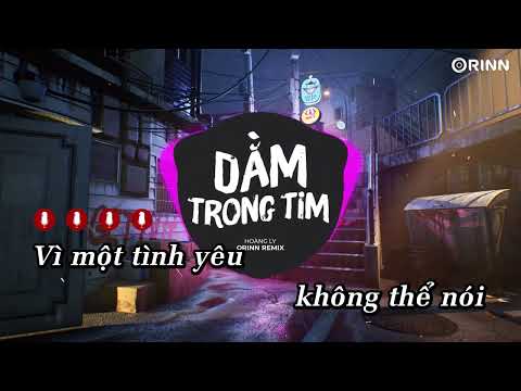 KARAOKE | Dằm Trong Tim (Orinn Remix) - Hoàng Ly | BEAT CHUẨN