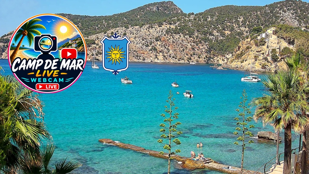 Live webcam view of Camp de Mar Bay Live