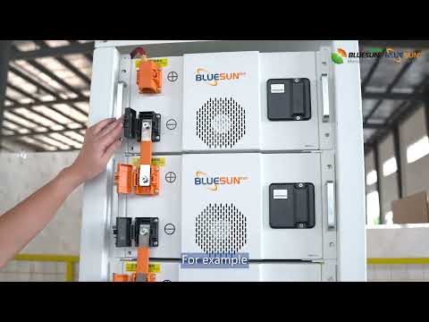 Bluesun 50kW standard storage solution Connection&Setting guide