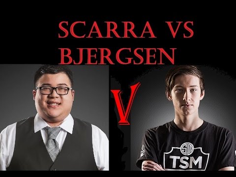 VERSUS: Bjergsen vs. Scarra (LeBlanc vs. Cass | Ryze vs. Urgot)