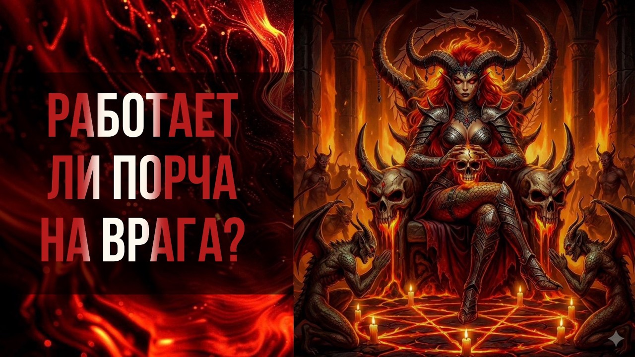 Работает ли порча на врага 😈☠️