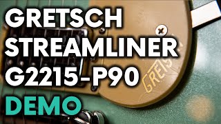 Video thumbnail for Gretsch Streamliner Junior Jet Club G2215 P90 Review and Demo - Fret Success Gear Review by Fret Success