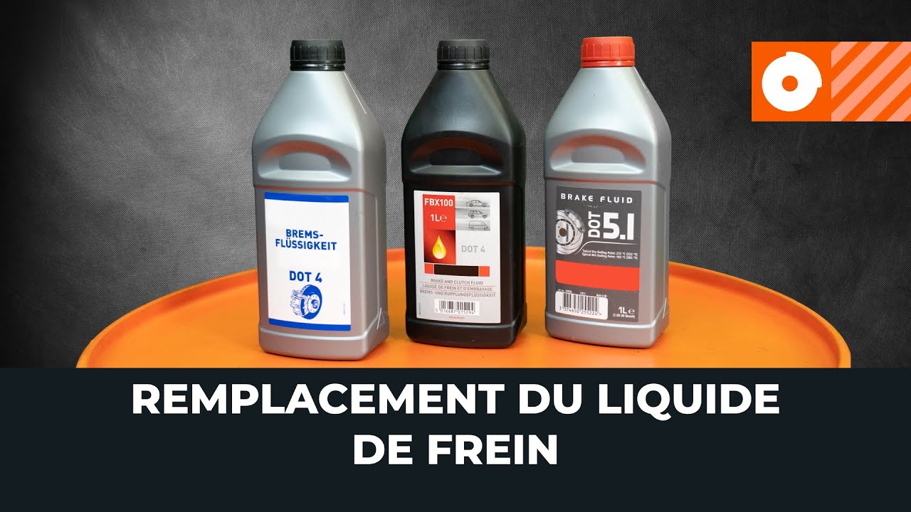 Comment changer : liquide de frein sur une voiture