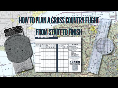 How To Plan A Cross Country Flight Start To Finish With Calculations