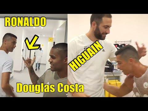 Cristiano Ronaldo Meets Dybala & Higuain at Juventus For First Time, Ronaldo at Juventus Training