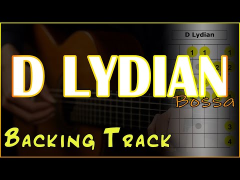 D Lydian Bossa Backing Track - (D Maj7#11) - Tender mood