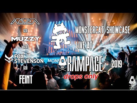 Drops Only // Monstercat Showcase: Koven B2B Muzzy B2B Fox Stevenson B2B Feint | Live @ Rampage 2019