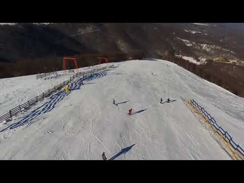 Freeflight Pro auto follow me skiing with Parrot Bebop 2