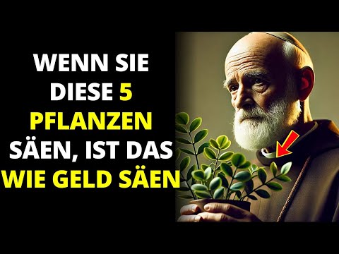 Padre Pio: Pflanzen Sie diese 5 PFLANZEN JETZT in Ihrem Zuhause, um viel Geld anzuziehen