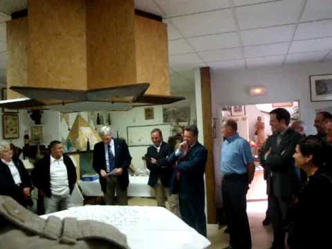 1  05 09 09  Hommage à Jacques MARTIN,allocution de Michel MERKEL, Président du Comité Centre des JOINVILLAISDreux