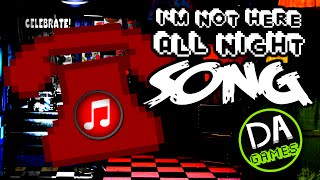 FIVE NIGHTS AT FREDDY&#39;S SONG (Not Here All Night) LYRIC VIDEO - DAGames