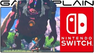 Zelda: Breath of the Wild - Nintendo Switch REVEAL Gameplay - Enhanced & Slow-Motion!