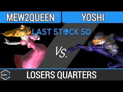 LSSD 95 - Mew2Queen (Peach) vs. B2S | Yoshi (Sheik) - SSBM Losers Quarters - Smash Melee