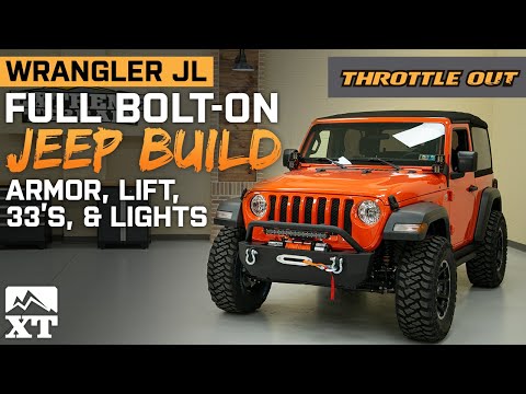 Jeep Wrangler Sport Build | JL Sport Gets lifted, 33"s, and Armor - Throttle Out