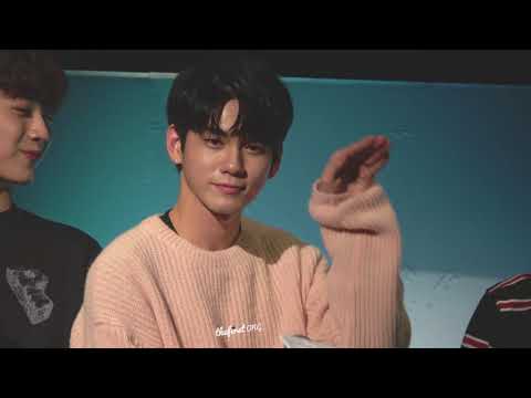171206 wanna one clean perfume fansign---옹성우 FOCUS
