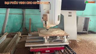 Máy gia công trung tâm 3D 5 Trục Woodmaster 2 bàn làm việc