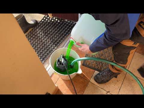 #8 - grzejniki już nie zamarzną - wlewanie glikolu do układu CO