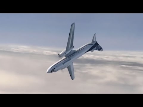 PartnAir Flight 394 Rudder Failure & Mid-Air Breakup Animation