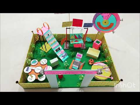 Geometric Park Model for maths exhibition Inspired from youtube videos