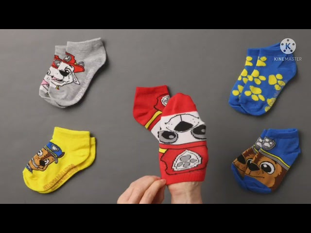Vídeo relacionado con Paw Patrol Socks 5 Pack Kids Boys Boys Pittles Personajes Multicolor Calzado