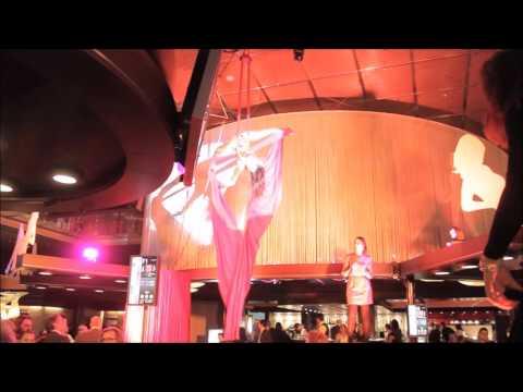 Julia Wahl - Aerial Silks Performance @ Spielbank Stuttgart