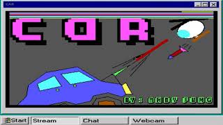 CAR (MS-DOS) - A Strange Sidescrolling Car Shooting Game