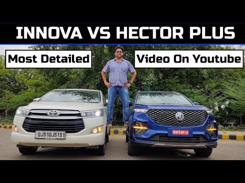 MG Hector Plus vs Toyota Innova