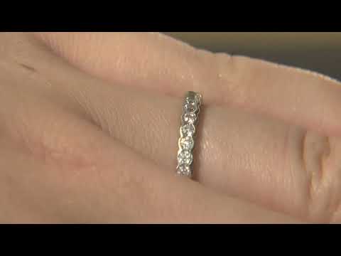 WR3027 0.50 Carat Bar Set Ladies Diamond Wedding Ring