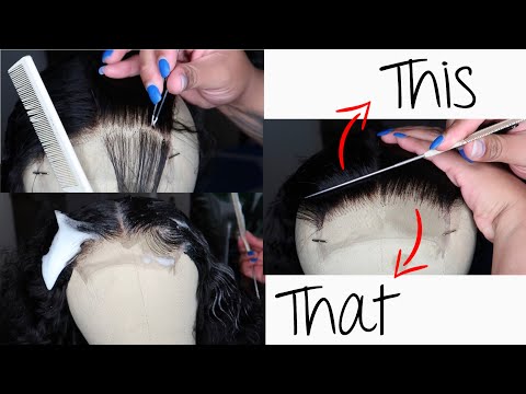 HOW TO PLUCK A CLOSURE SUPER NATURAL - BEGINNER FRIENDLY, VERY DETAILED