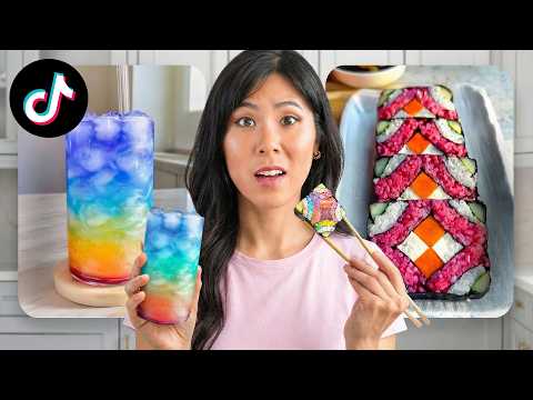 I Tested the MOST SATISFYING TikTok SNACK Recipes 🍣