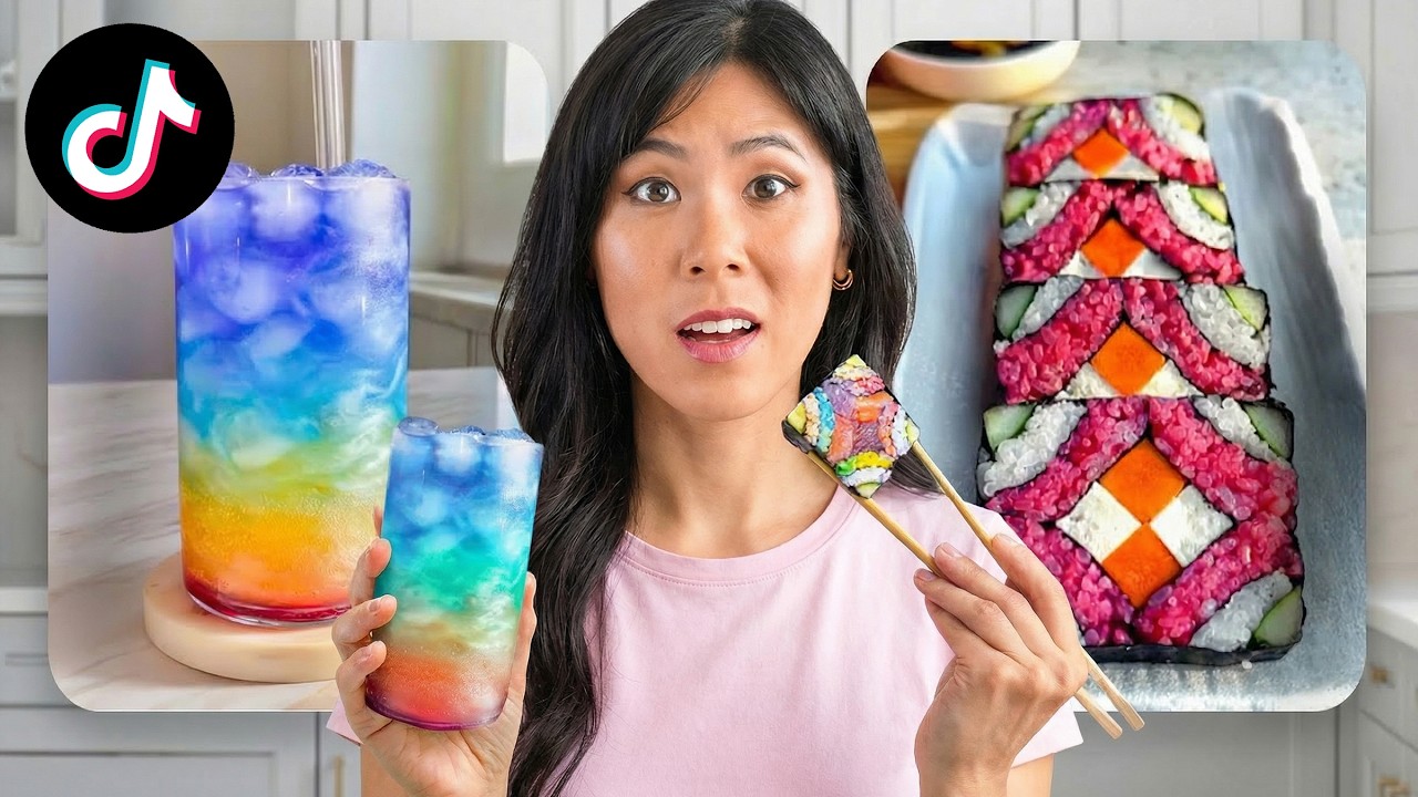I Tested the MOST SATISFYING TikTok SNACK Recipes 🍣