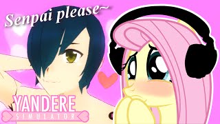 Fluttershy plays Yandere Simulator 🍉 | o|||o *sweats* | Part 1