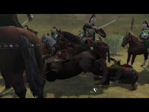 Rohirim vs Warg Riders - Third Age lord of the rings -
