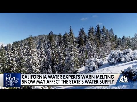 Melting snow pack to exacerbate California's water problems